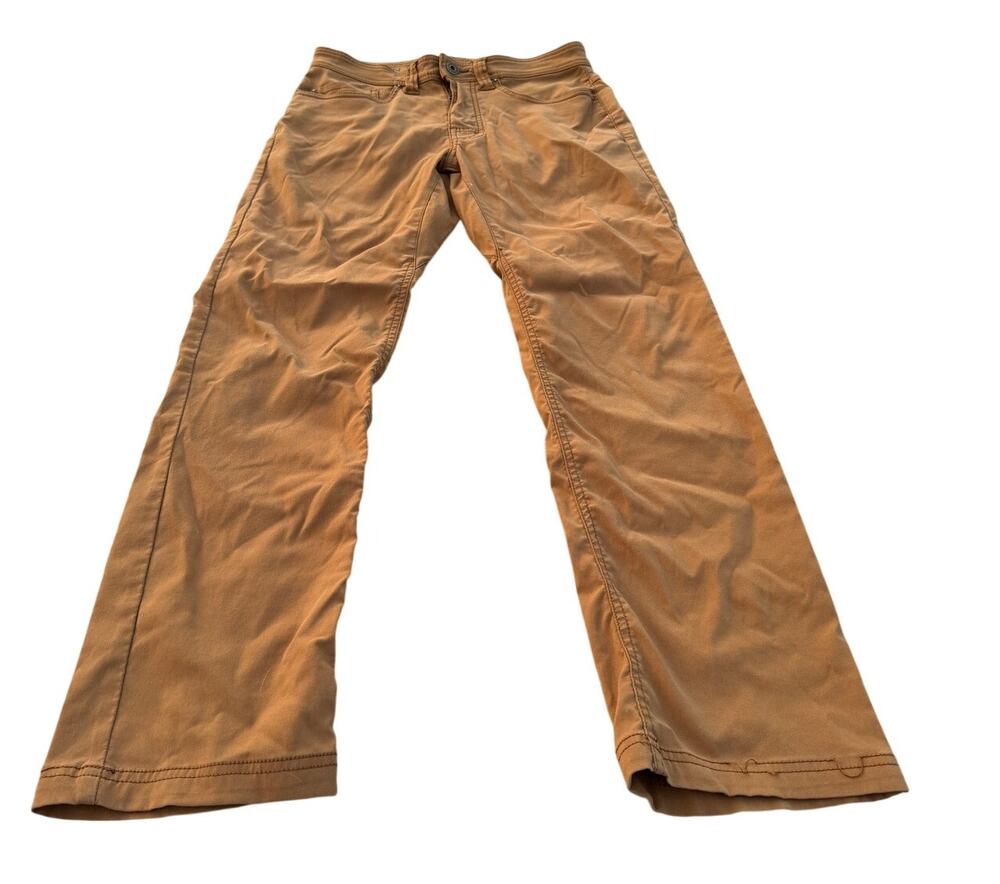 Men's PrAna Breathe Slim Fit Pants - Tan - Size 28" x 30"